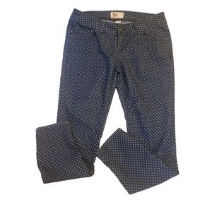 SO Heart Print Jeans Junior Size 9